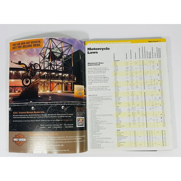 Harley Davidson HOG Touring Handbooks Adventure Guide & Custom Chrome Magazine - Picture 4 of 16